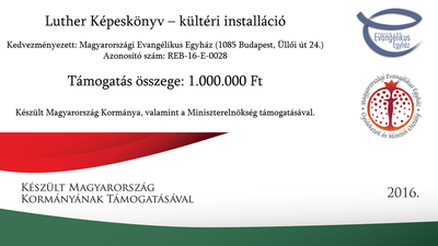 Tábla készült a kormány támogatásával